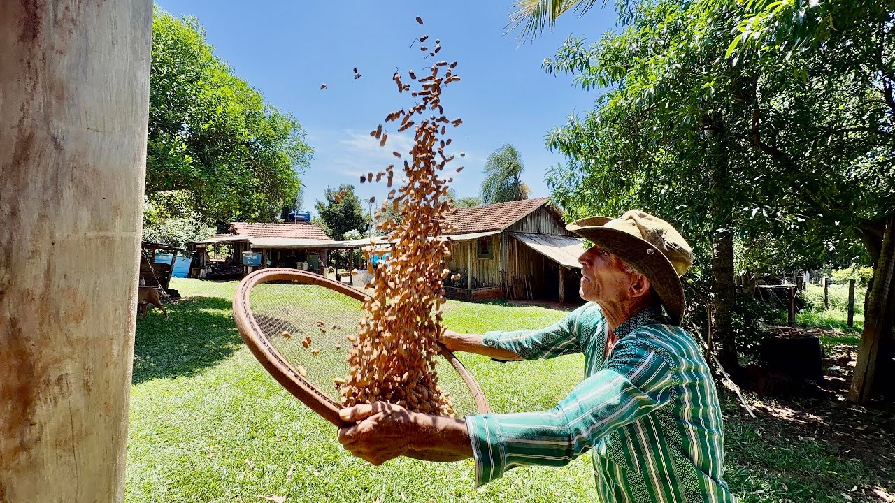 A verdadeira rotina de um roceiro raiz  Bastião sempre muito dedicado em tudo que faz…