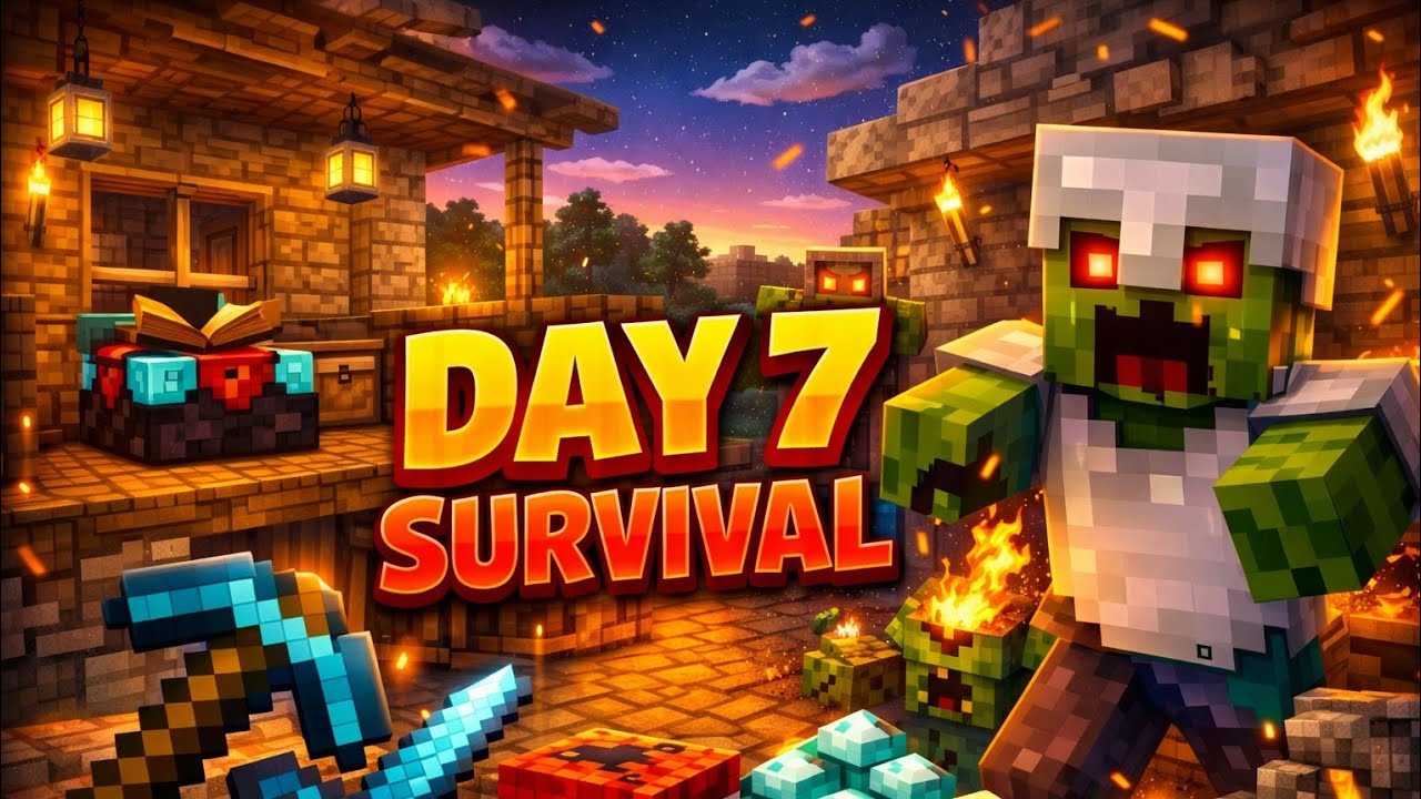 Can I Survive Minecraft with ONLY 0.5 HEART? (Hardcore)