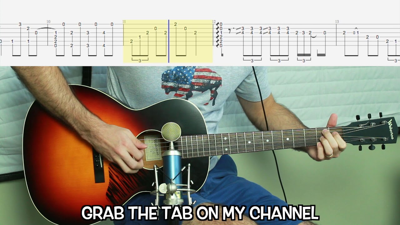Key to the Highway guitar lesson in standard tuning