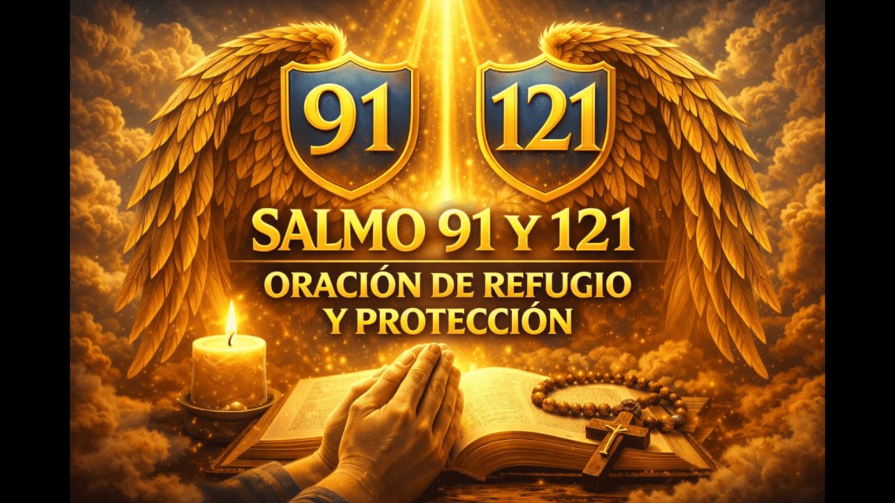 “Salmos 91 y 121 | Dios es tu Refugio y tu Guardián Día y Noche”