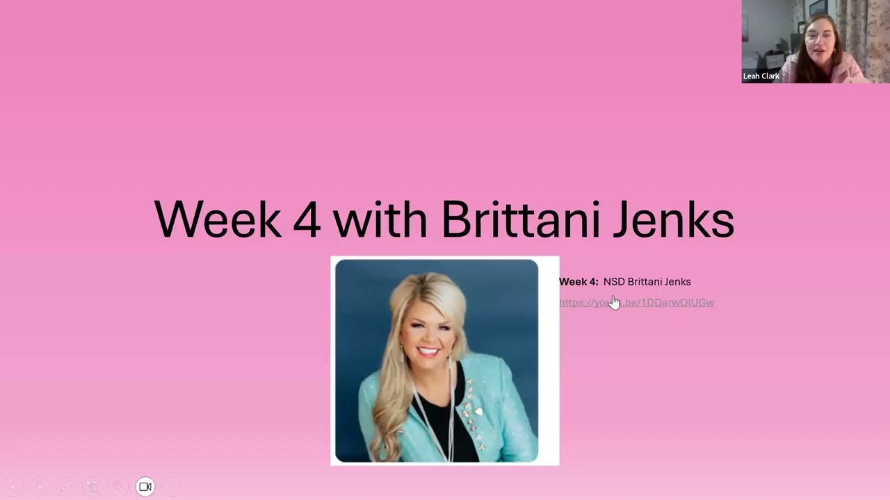Brittani Jenks NSD Week 4 Boss Babe 2026