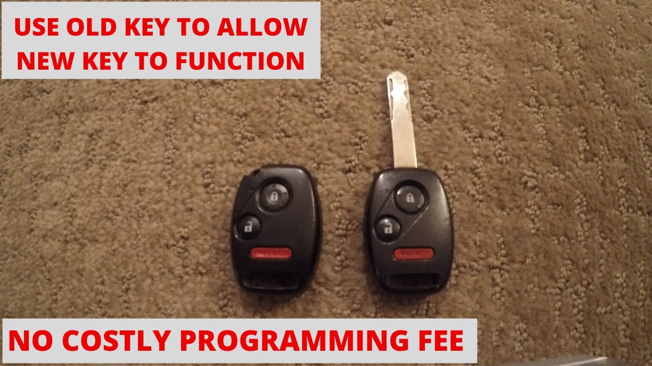 Honda Key FOB Immobilizer Hack, Broken Key