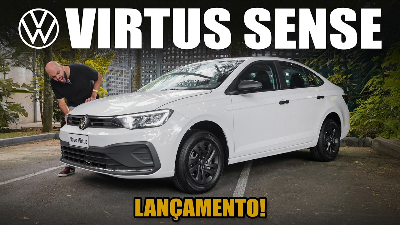 VIRTUS SENSE, a versão mais barata do sedan compacto da Volkswagen, vale a pena?