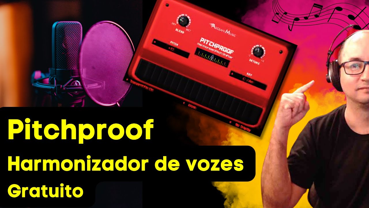 Pitchproof - harmonizador de vozes gratuito
