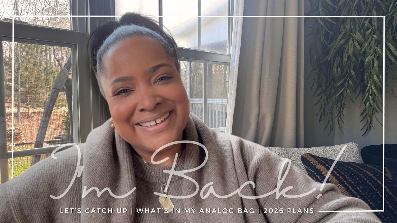 I'm Back - Let's Catch Up! What's In My Analog Bag + 2026 Planning!
