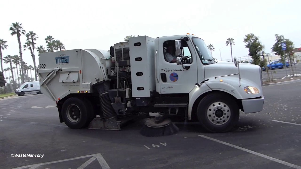 Tymco 600 Series Street Sweeper in Santa Monica