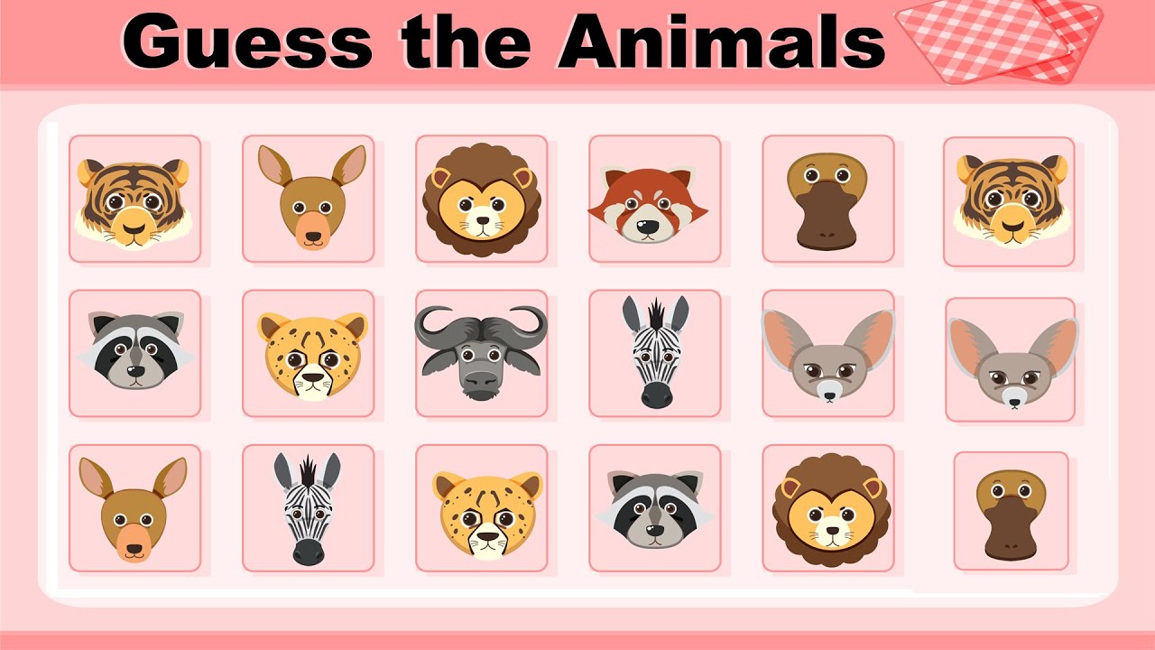 Guess 50 Animals in 3 Seconds II Guess The Animal Quiz II Education video for kids II