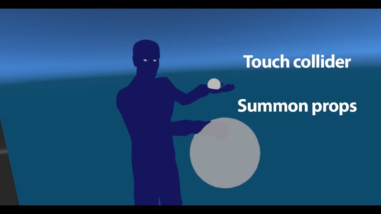 VRchat Particle triggers - Touch collider, summon props!