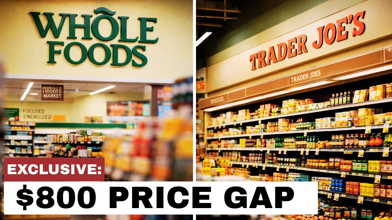 Whole Foods vs Trader Joe's: Same Organic Products, $800 Price Gap