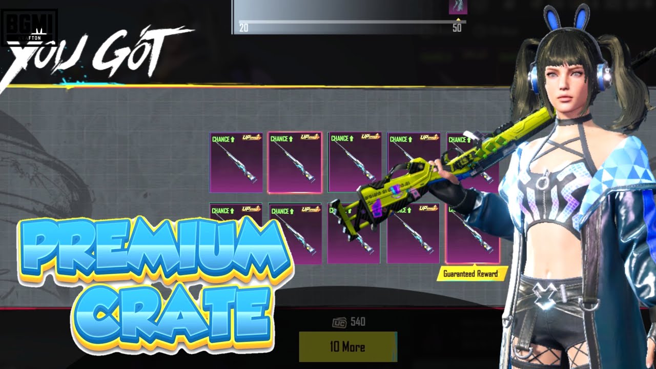 OMG 😱 FREE UPGRADABLE M24 PREMIUM CRATE | NEW PREMIUM CRATE OPENING BGMI