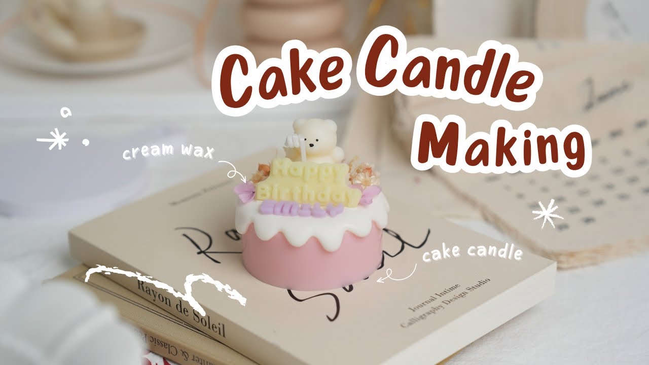 DIY Cake Candle Tutorial | Too Cute to Light 🍰🕯