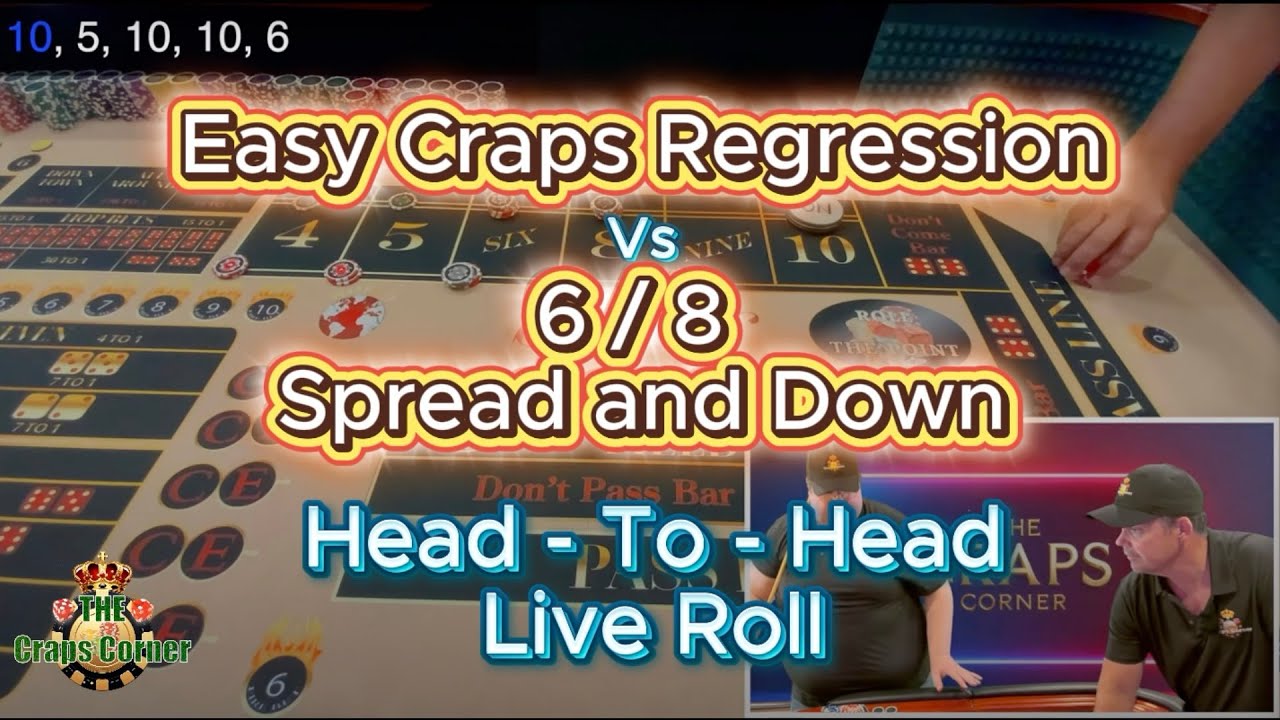 [CHANNEL MOVED] Easy Craps Regression vs. The Spread & Down Strategy | Head-to-Head Showdown! 🎲