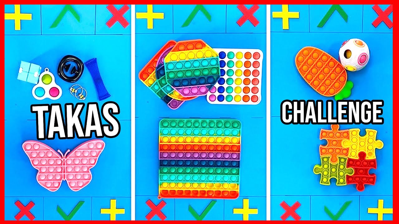 TikTok Pop it vs LOL Sürpriz Takas Challenge! **Trading Fidget Toys Poo It Challenge ** Dobişko Tv