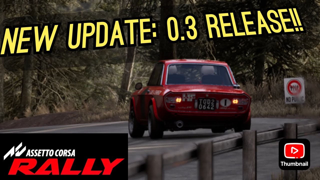 Assetto Corsa Rally ⚡️ Update 0.3• Lancia Fulvia - Monte Carlo