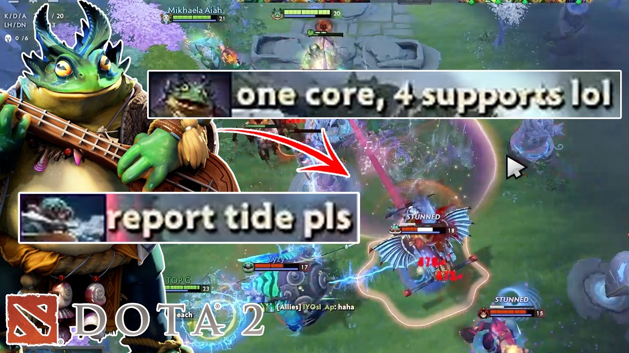NEVER UNDERESTIMATE LARGO MID! 🎯🔥 | Deadly Nuker & Infinite Supports (Dota 2 Low Tier)