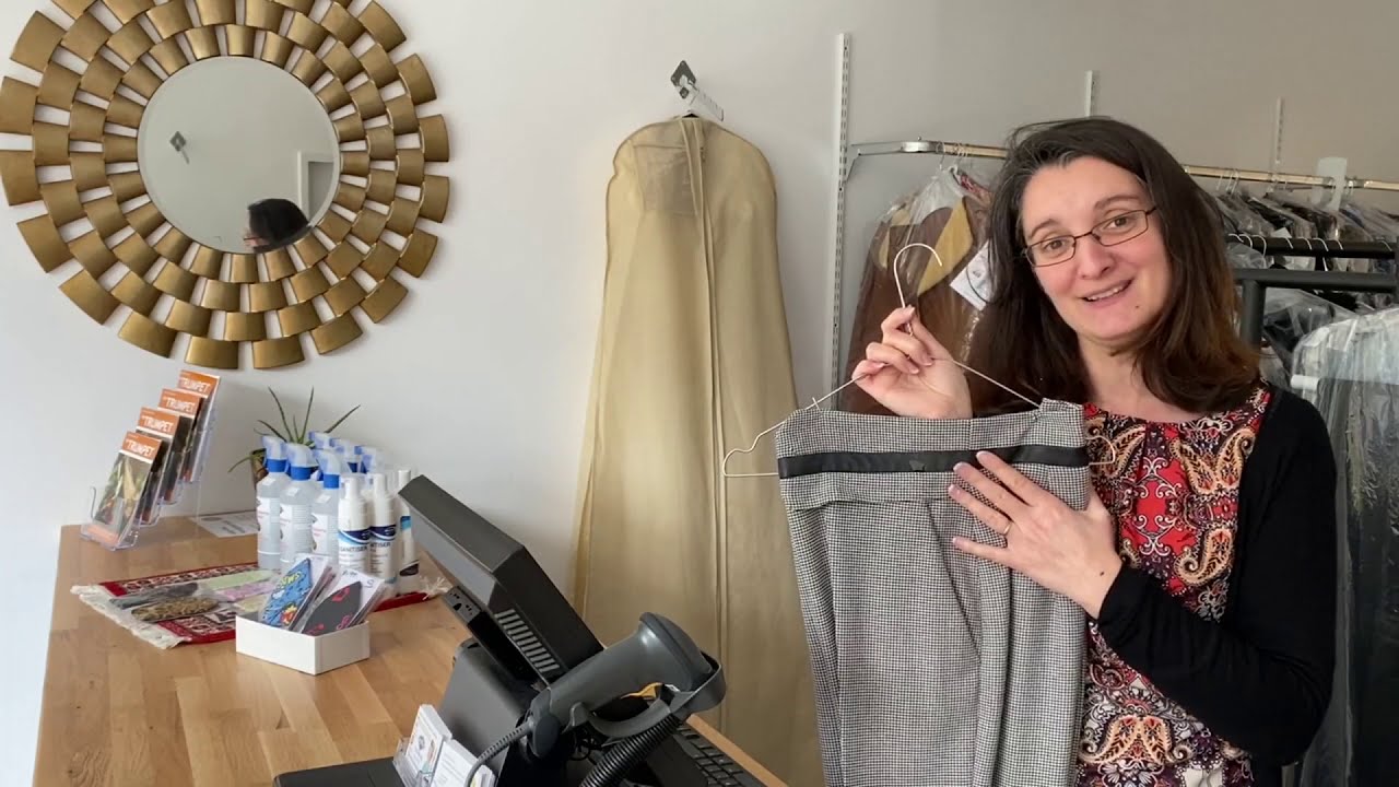 Can vinyl trim get damaged during the dry cleaning process?