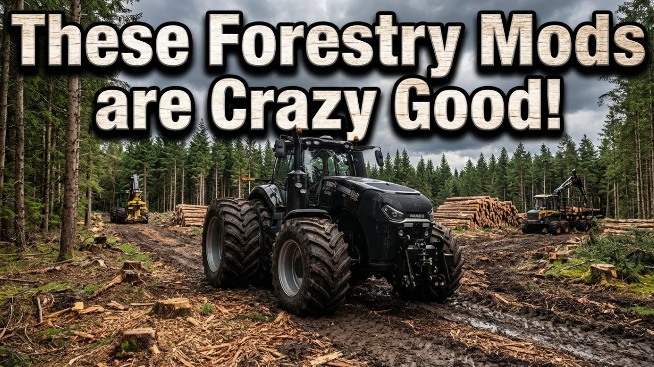 These Forestry Mods are Crazy Good! (Pt. 2) #fs22 #yt #live