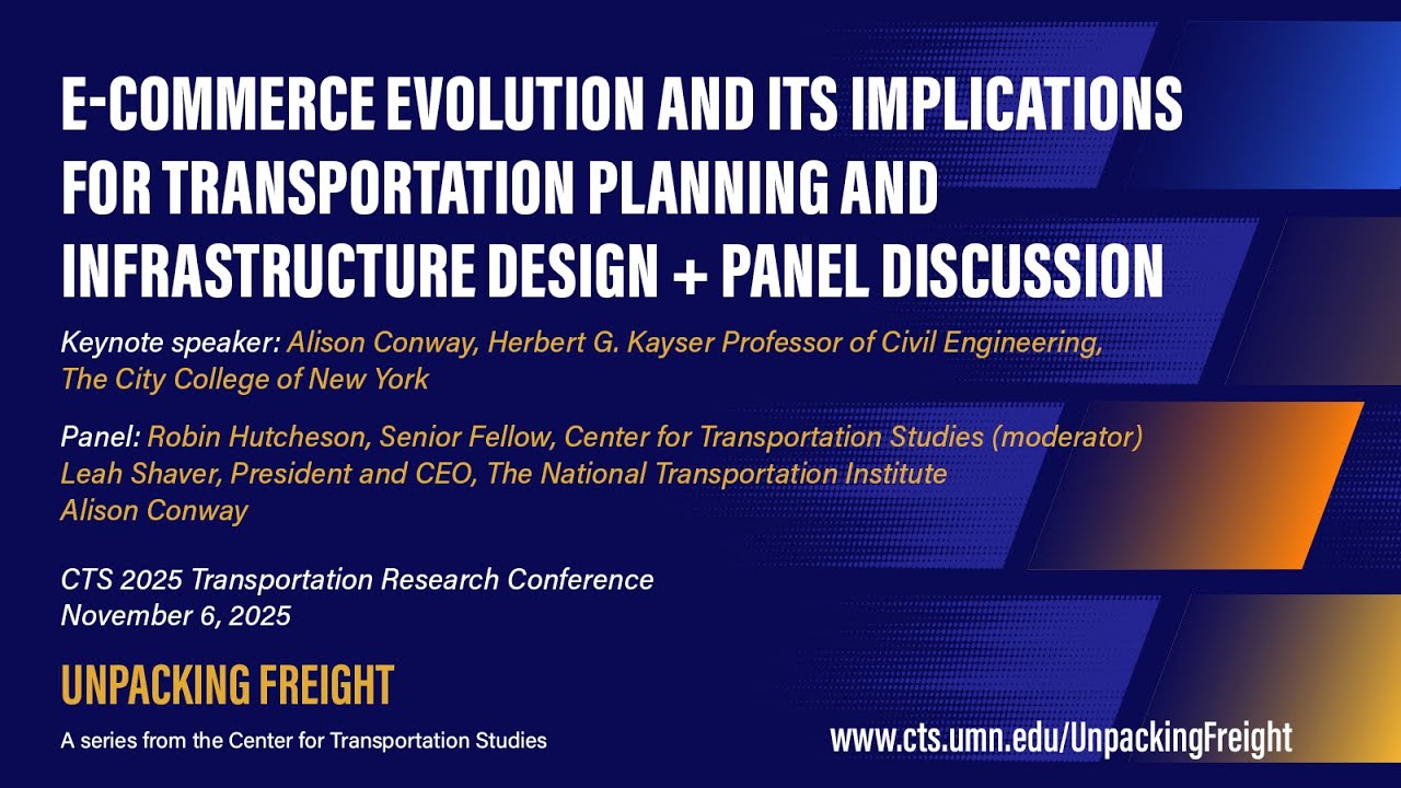 2025 CTS Research Conference Keynote Presentation: E-Commerce Evolution