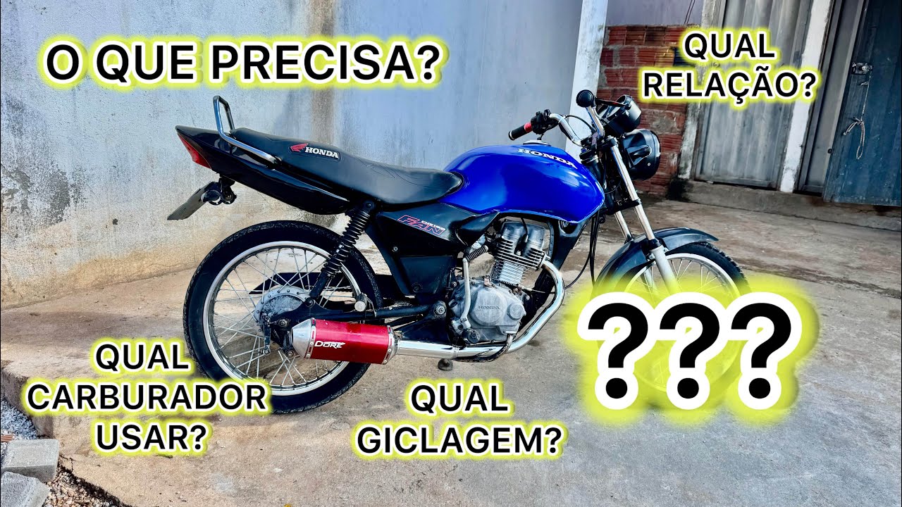 TUDO QUE VC PRECISA SABER SOBRE O KIT 3MM NA  FAN 125 VARETA 