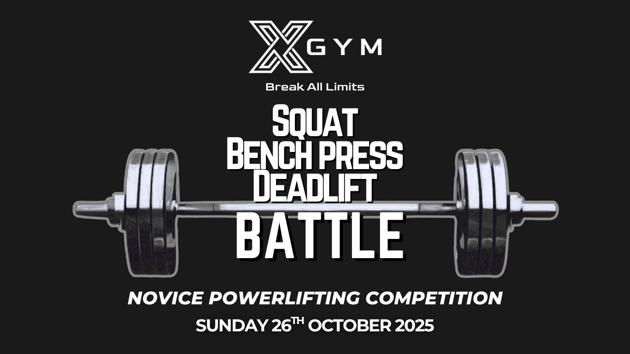 Squat Bench Press Deadlift Battle Novice Powerlifting Competition 26.10.25