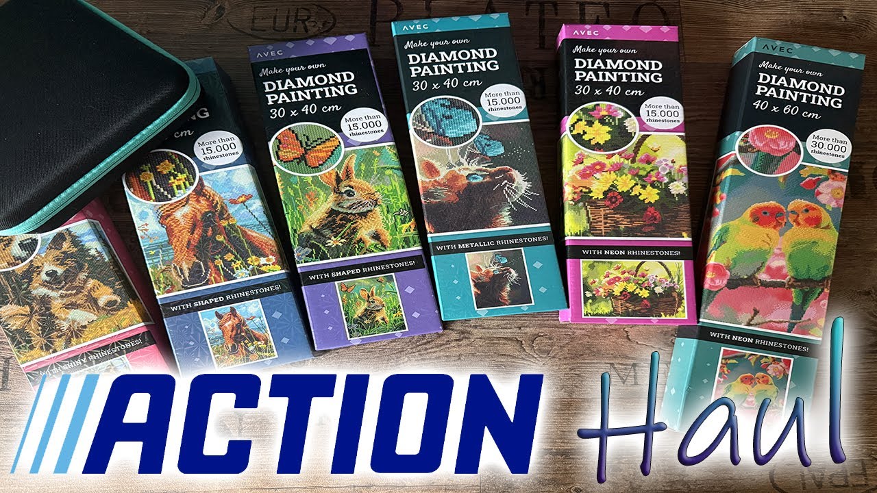 XL ACTION HAUL | Aktuelle Diamond Painting Bilder zum kleinen Preis für Sparfüchse und 30er Koffer