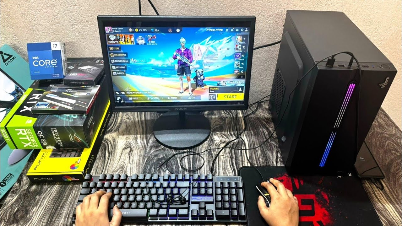 ₹8000 full PC setup i5 8gb ram flipkart | low-end chipest 🖥  for gaming free fire gta5 minecraft