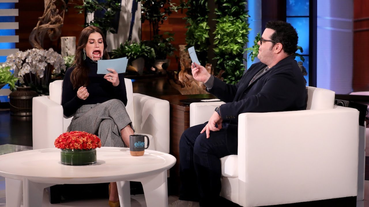 Idina Menzel and Josh Gad Play ‘Speak Out’