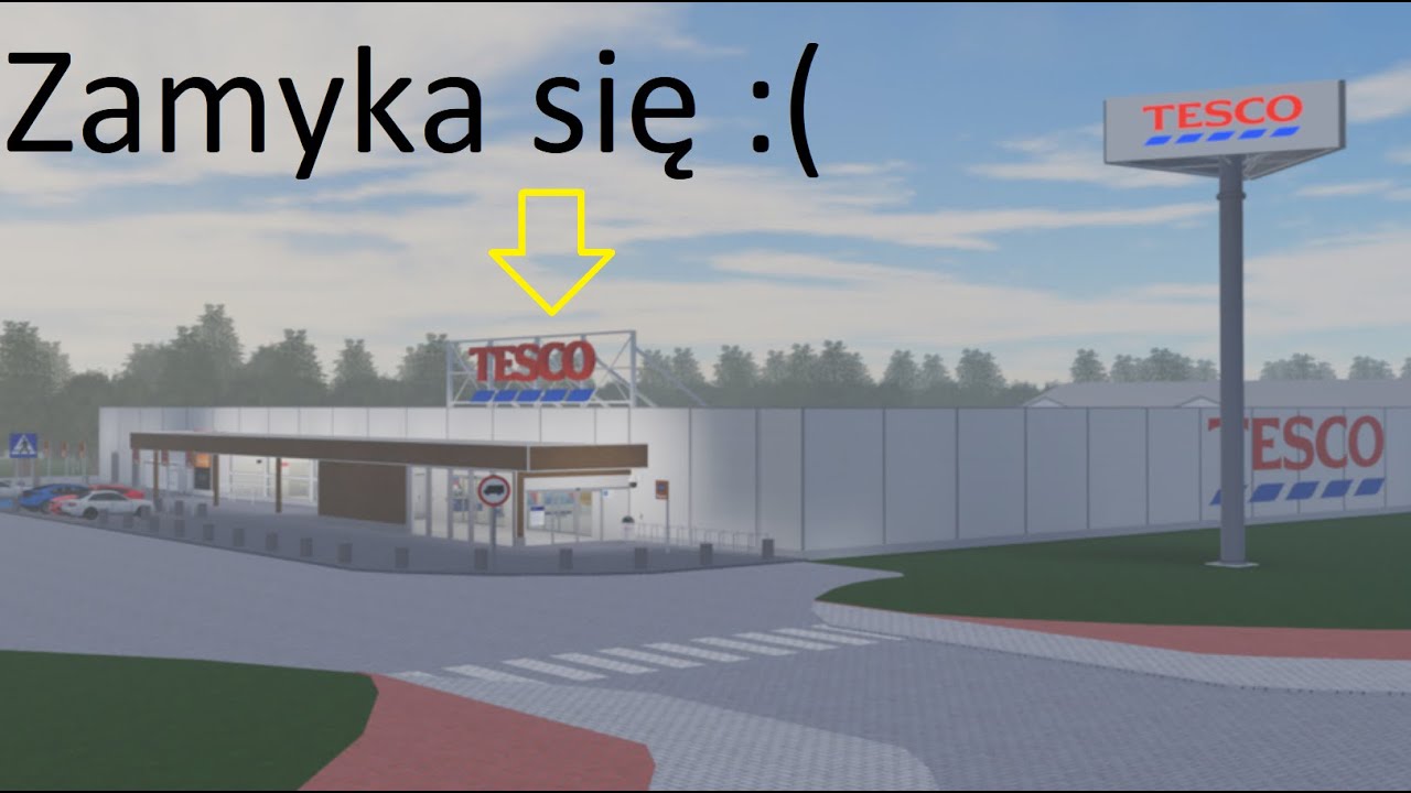 Tesco Trzebnica 4 dni przed zamknięciem!#roblox #tesco