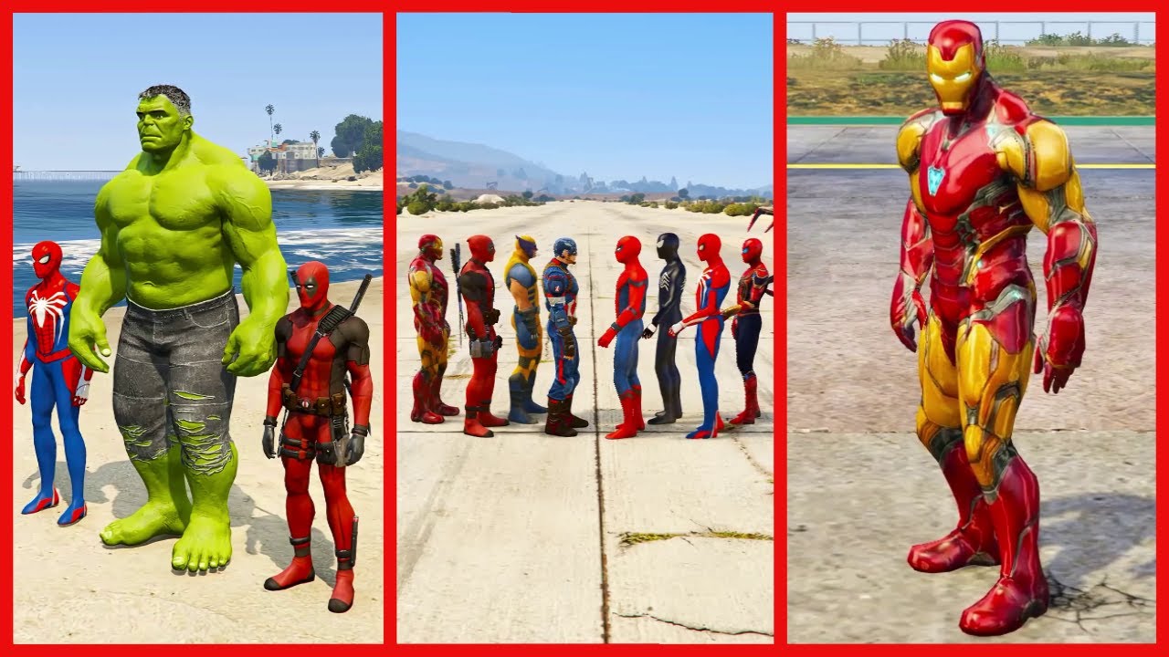 Dc vs Marvel Which Superhero Team Is Strongest? 🔥 Battle Test #30 - #GTA5 #Hulk #Thor #Spiderman