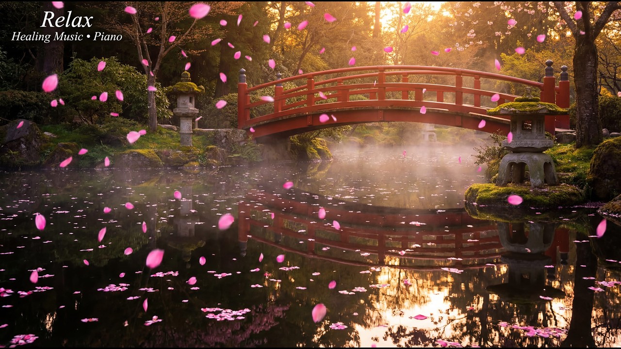 Healing Piano Music 🌿 Soothing Relaxing Music for Stress Relief, Beautiful Nature, Calm & Meditation