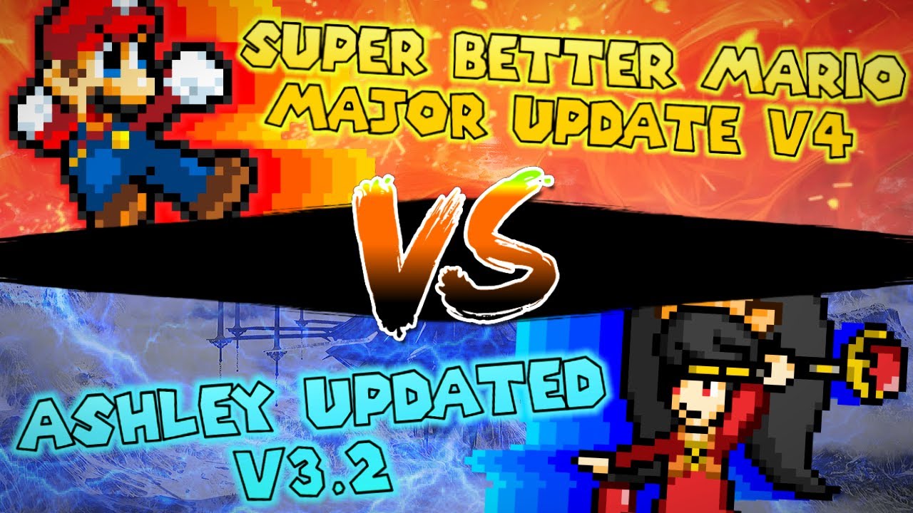 M.U.G.E.N - Super Better Mario Majorly Updated V4 + Ashley Updated V3.2