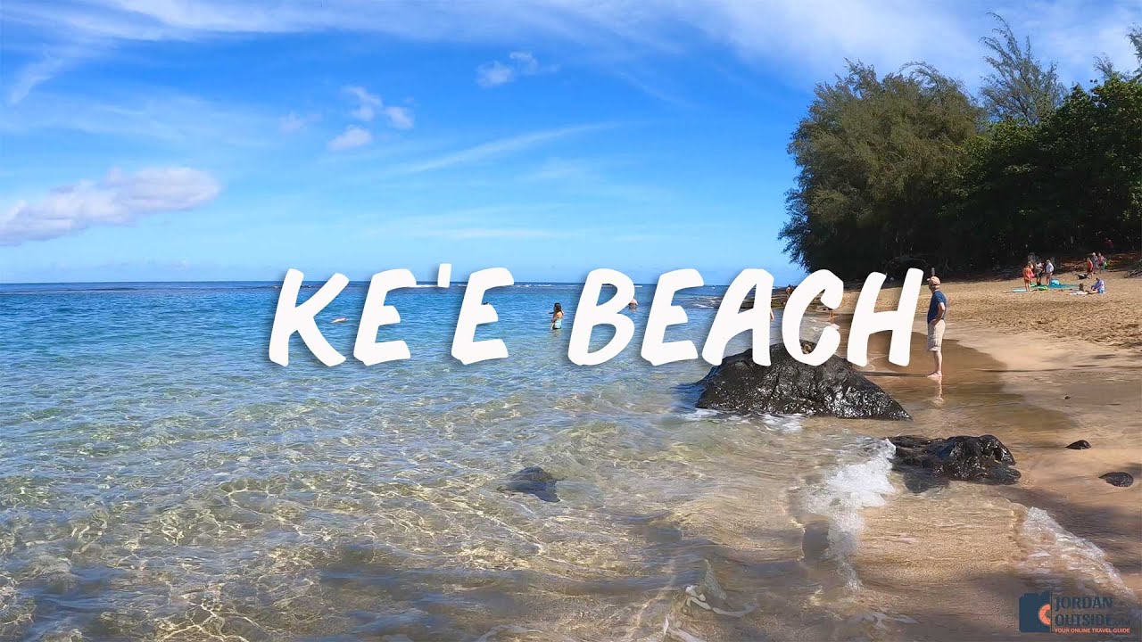 The best snorkeling at Ke'e Beach at Ha'ena State Park, Kauai, Hawaii