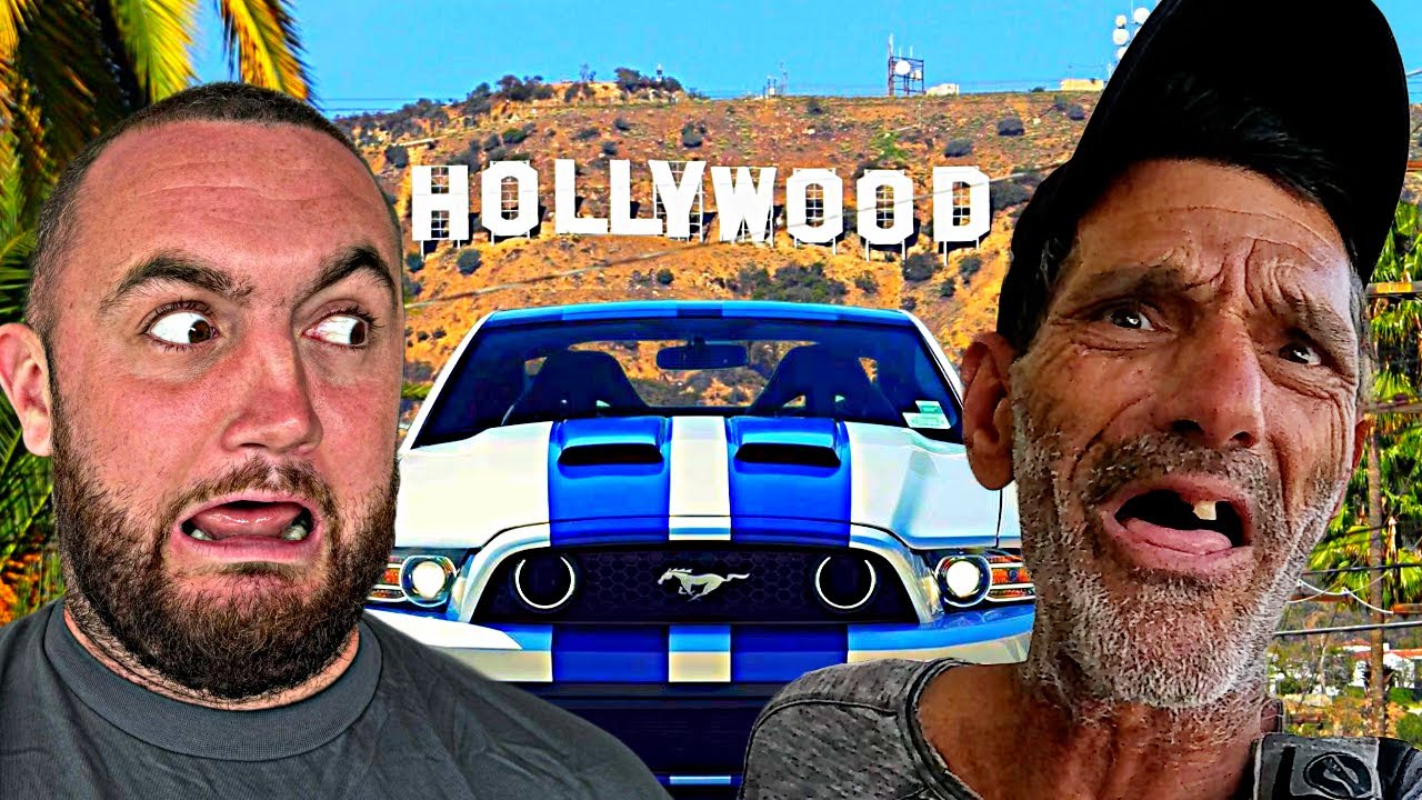 Picking Up A Homeless Hitchhiker In Hollywood!