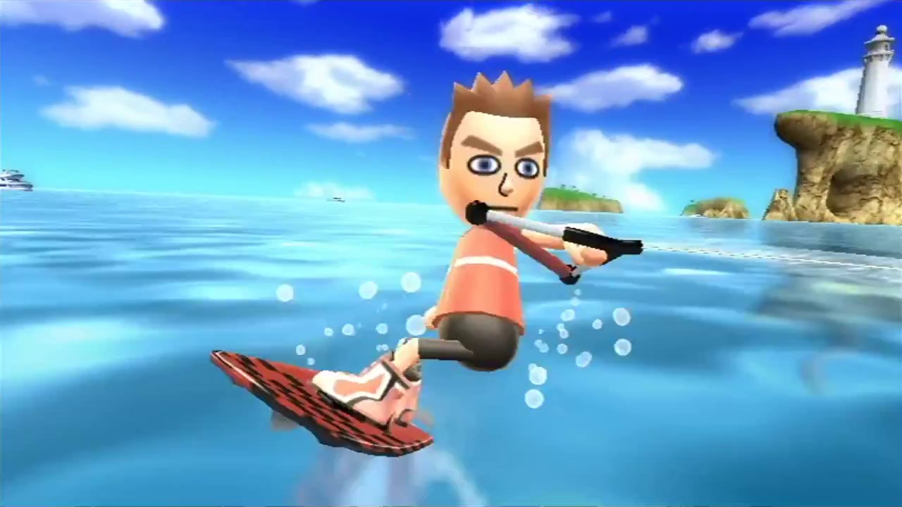 Wii Sports Resort - Wakeboarding (Beginner)