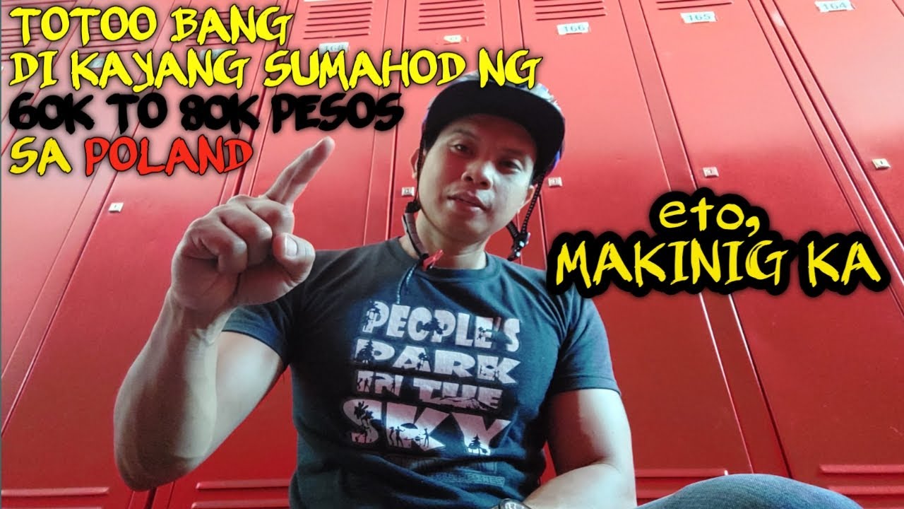 going to work | MAKINIG KA,totoo bang di sumasahod ng 60 to 80k PHP dito sa POLAND?