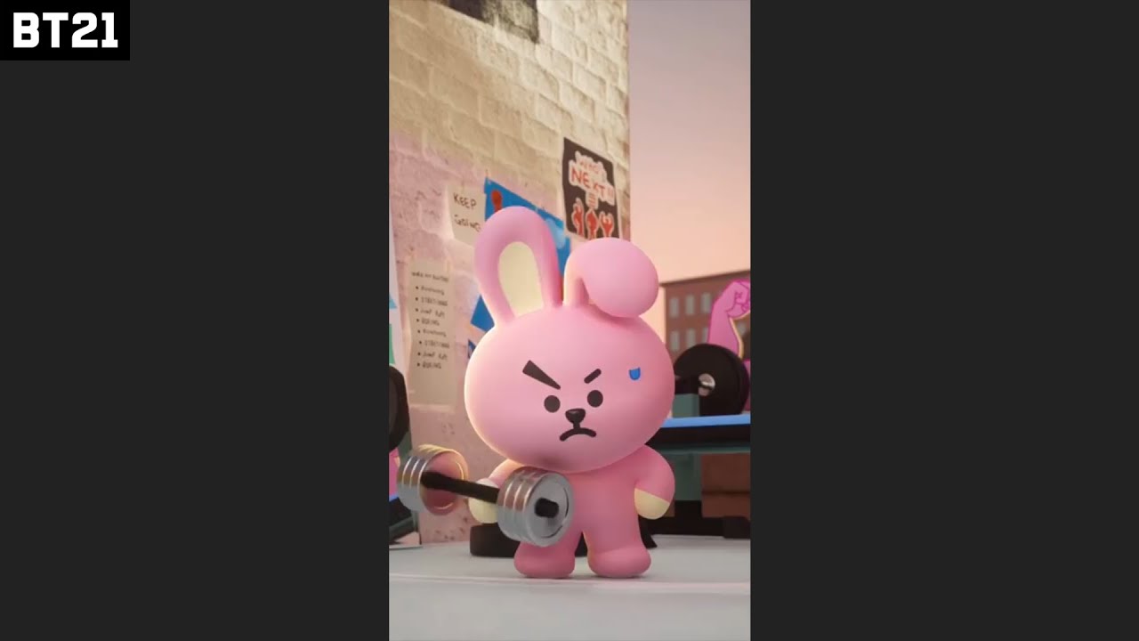 [BT21] COOKY's workout #shorts
