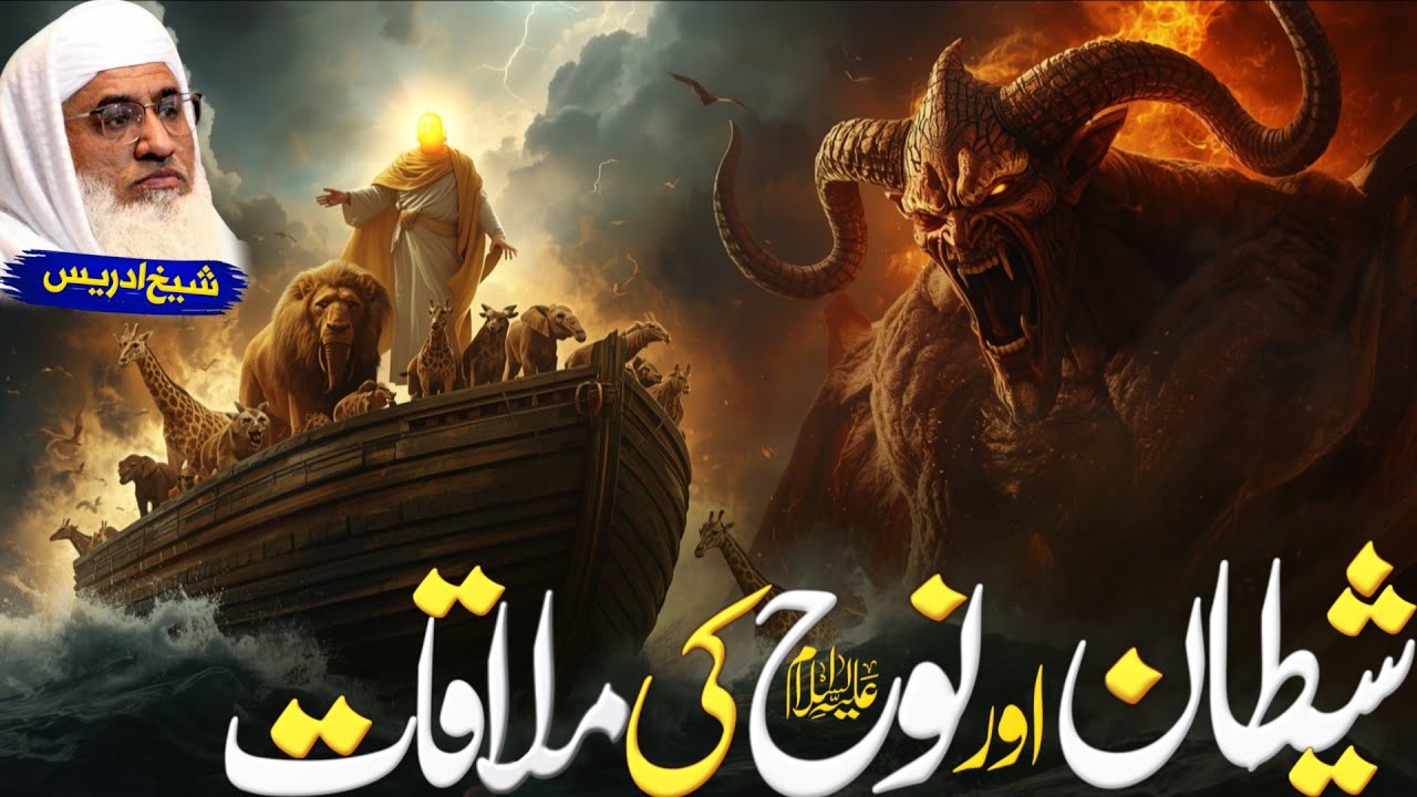 Shaitan Ao Hazrat Nuh A.S Mulaqat | Molana Shahdri Sahib Pashto Bayan
