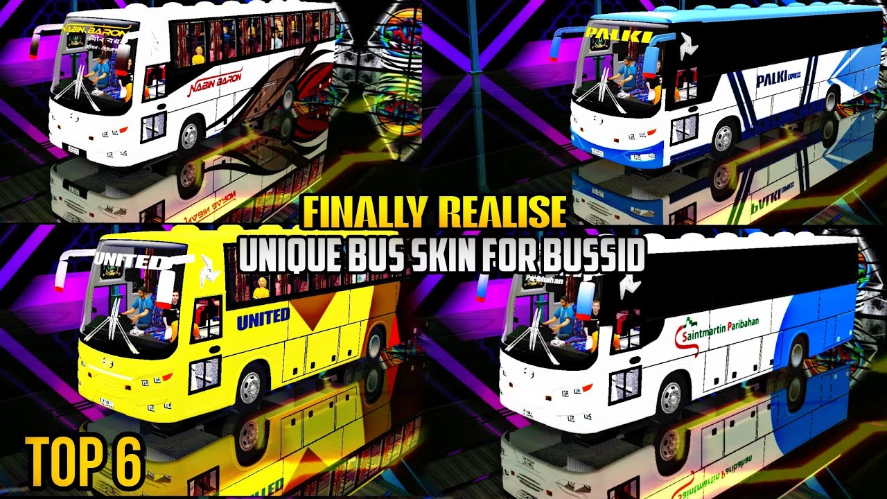 Finally released ! Unique Bus Mod Skin pack ! Top 6 ! Free Download ✅ AS GAMING 3.0