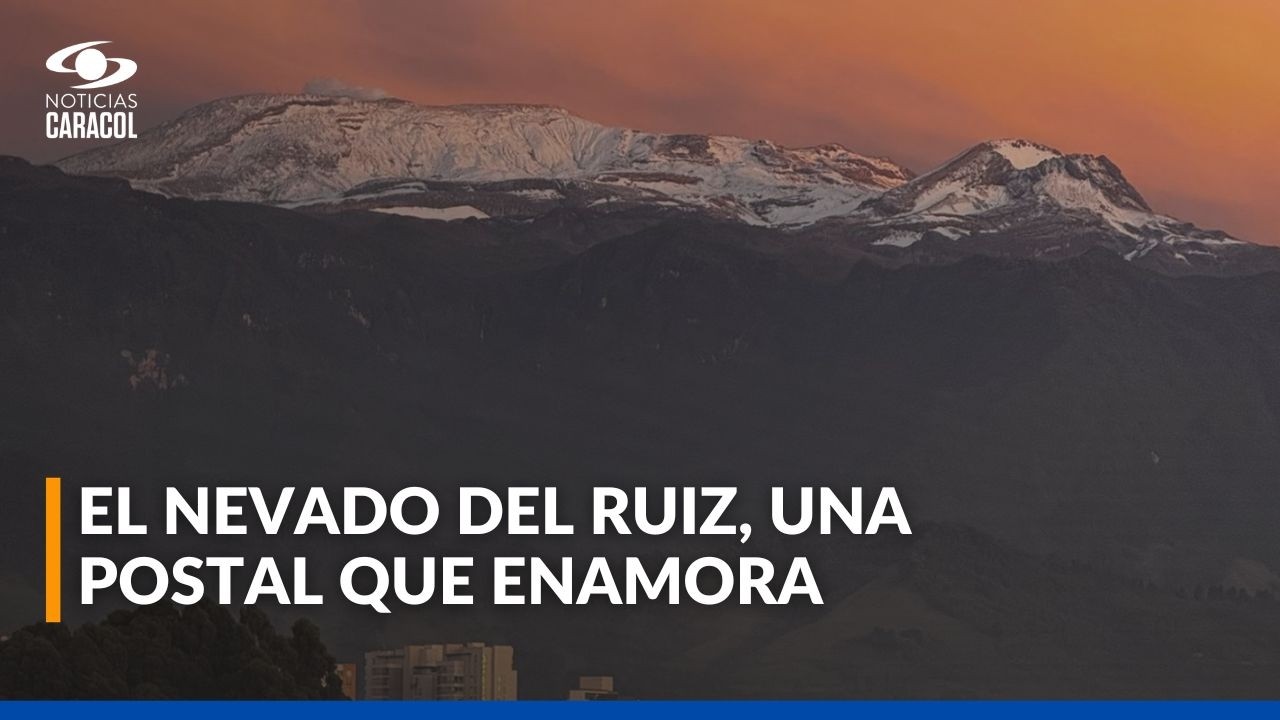 Nevado del Ruiz vuelve a cubrirse de blanco tras nuevas nevadas registradas