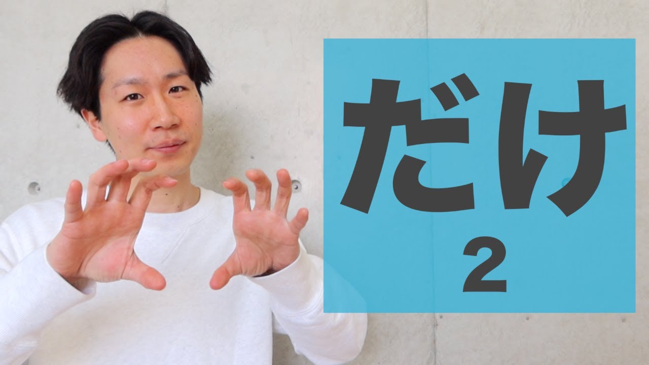 「だけ」2【JLPT N2】