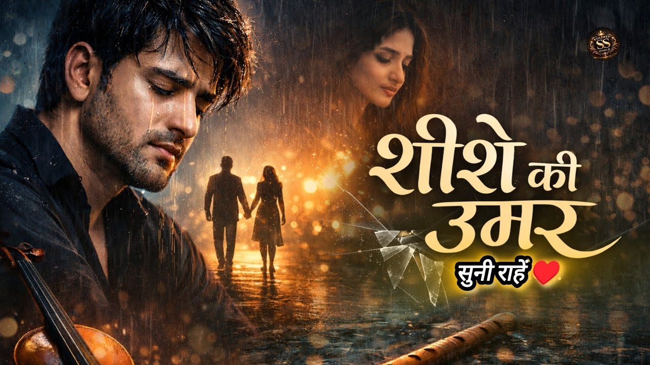 शीशे की उम्र | Sheeshe Ki Umar | 90s Heart Touching Sad Song | Rain Love Story Song 2026