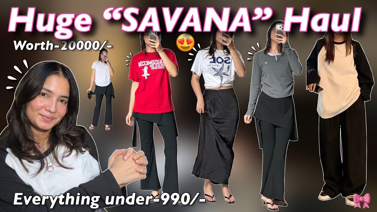 Огромный улов *SAVANA*!!😍 Стоимостью 20000 рупий/- макси-юбки, футболки, спортивная одежда и аксе...