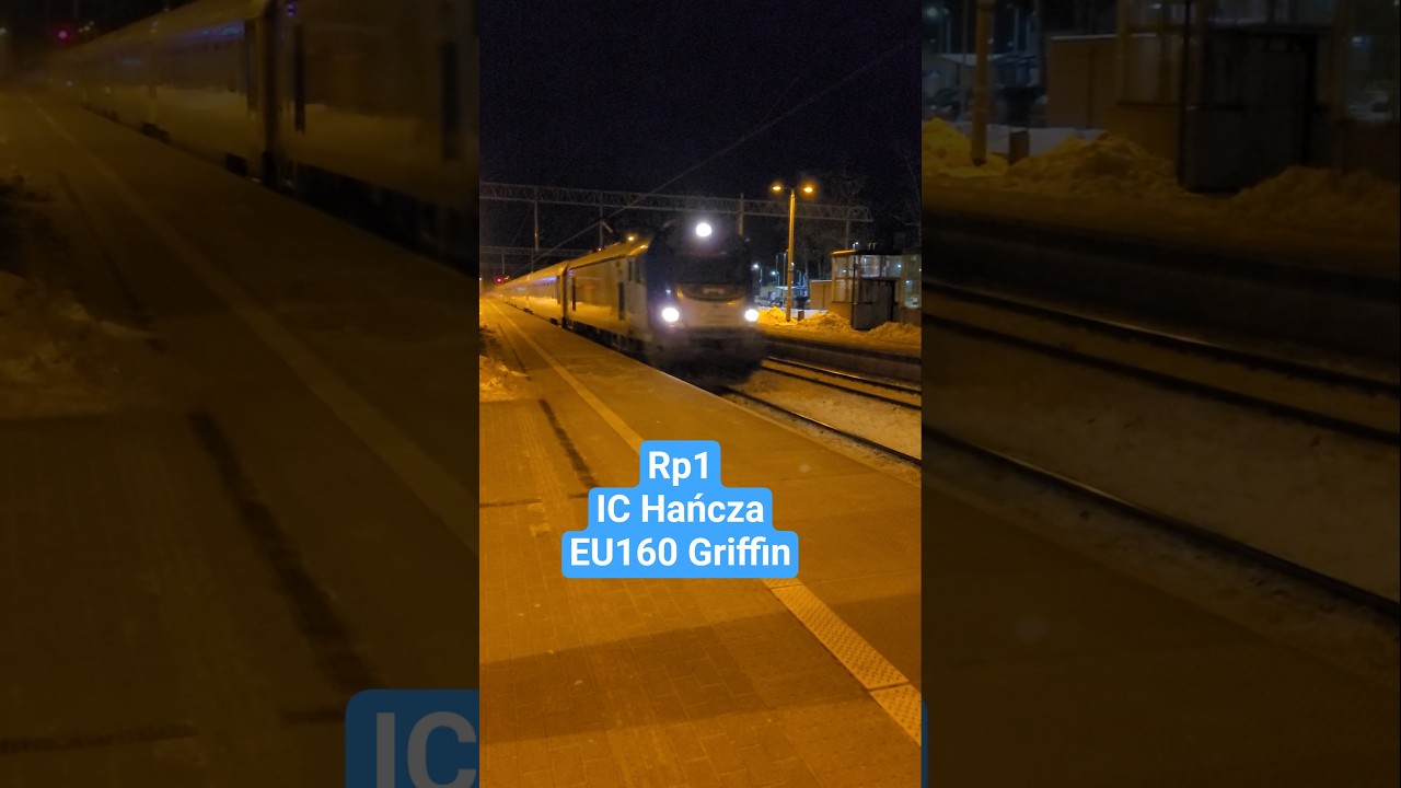 IC Hańcza z Rp1 na przelocie. | Tłuszcz, 30.01.2026.