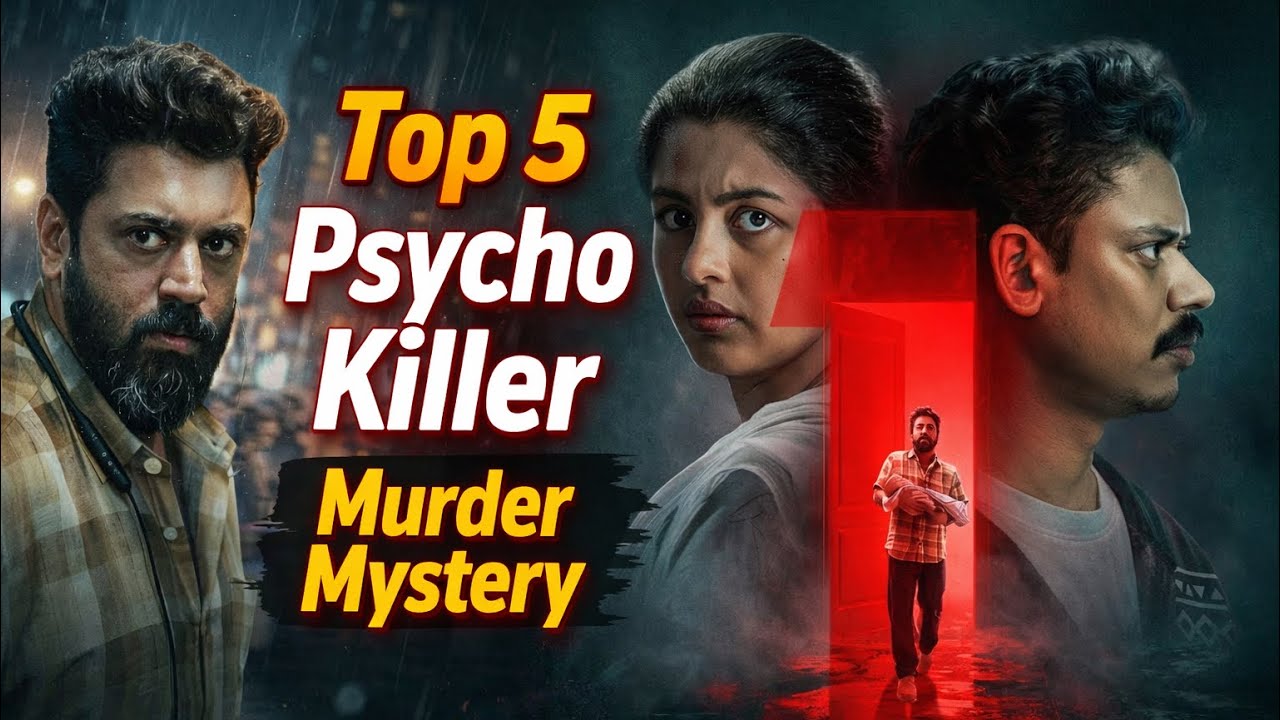 Top 5 South Suspense Thriller Movies Hindi Dubbed Must Watch