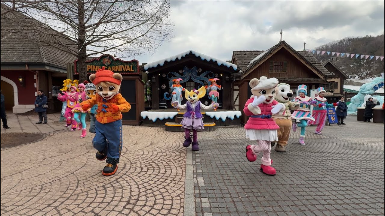 [4K] 20250225 에버랜드 런런런! 스노우 프렌즈 2회차 Everland Run Run Run! Snow Friends 2