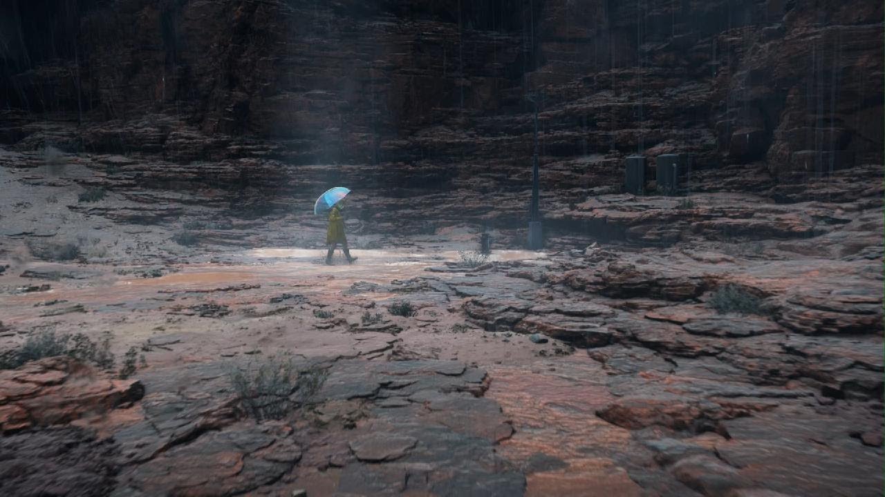 DEATH STRANDING 2 raindrops keep falling on my head