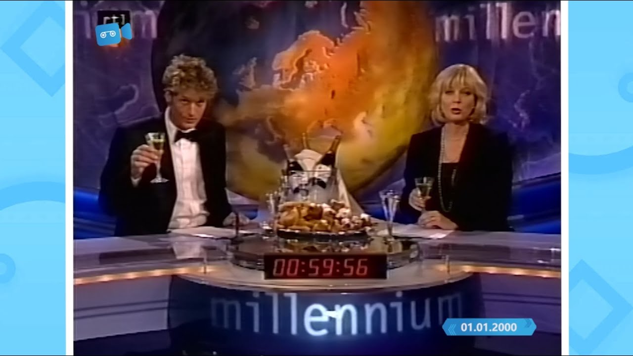 RTL4 | RTL Millennium Nieuws | Het jaar 2000 | Jeroen Pauw en Loretta Schrijver (01.01.2000)