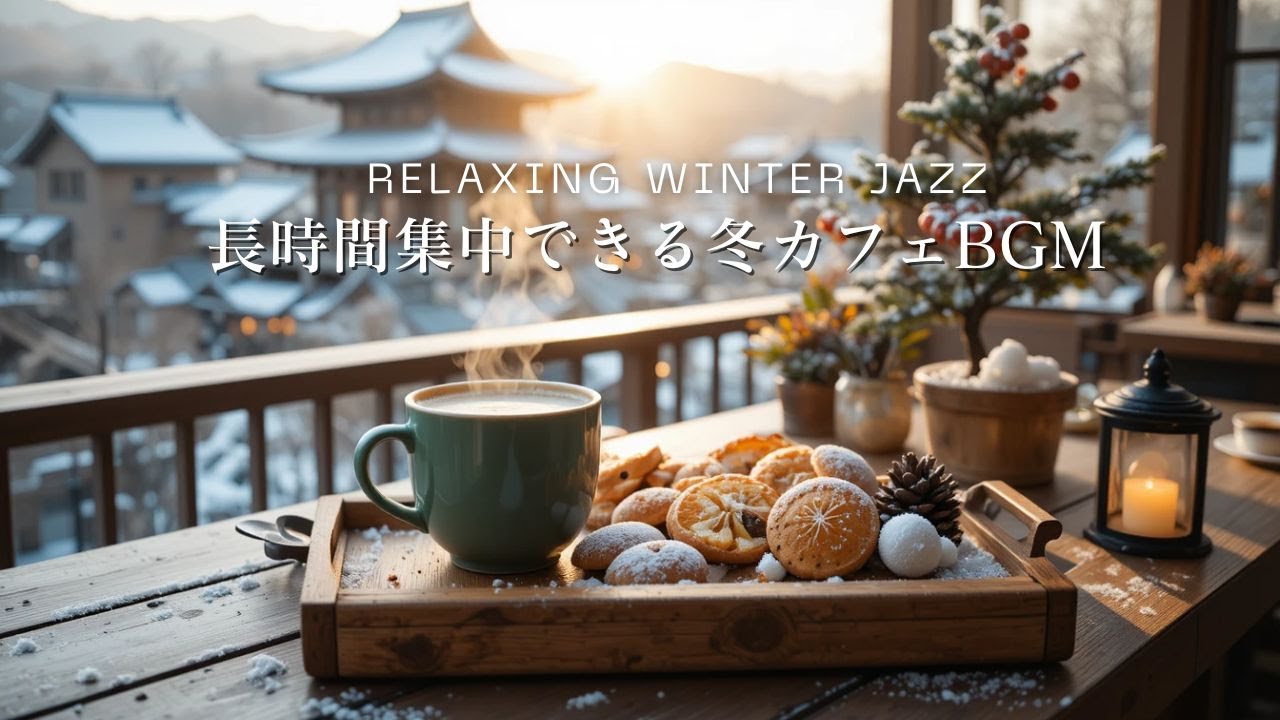 【作業用BGM】穏やかに広がるウィンタージャズ｜長時間集中できる冬カフェBGM ❄️☕Winter Jazz for Long Focus