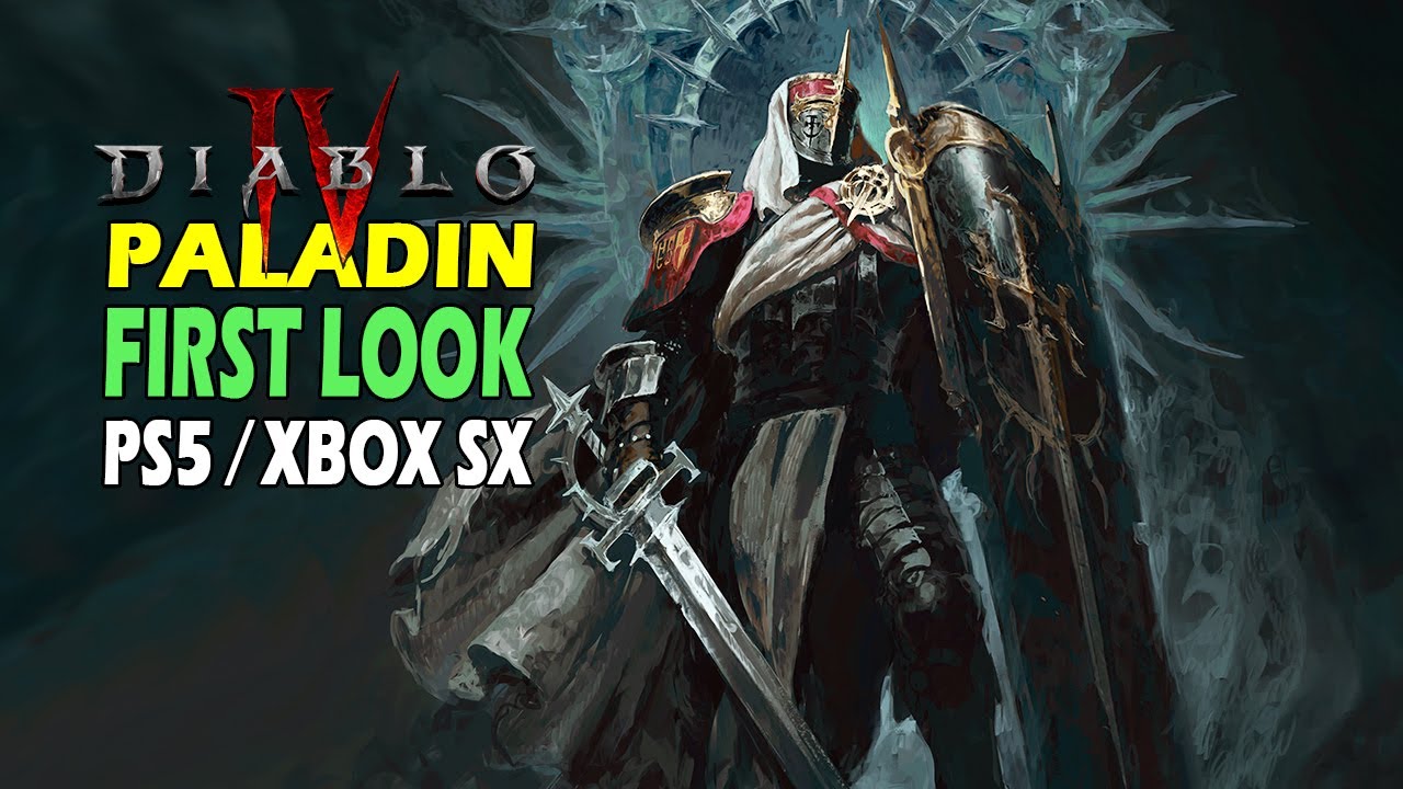 Diablo 4 Paladin First Look PS5 / Xbox Series X