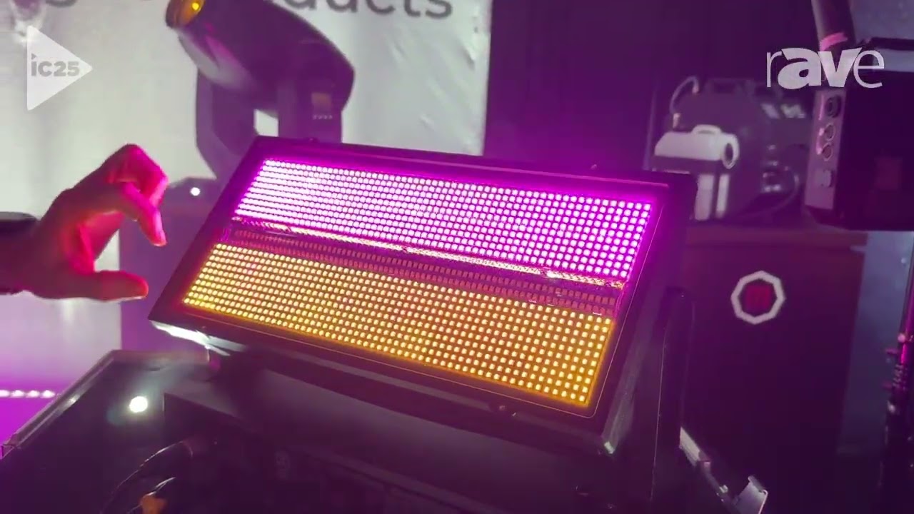InfoComm 2025: GLP German Light Products GmbH Shows Off JDC Burst 1 Hybrid LED Strobe Light